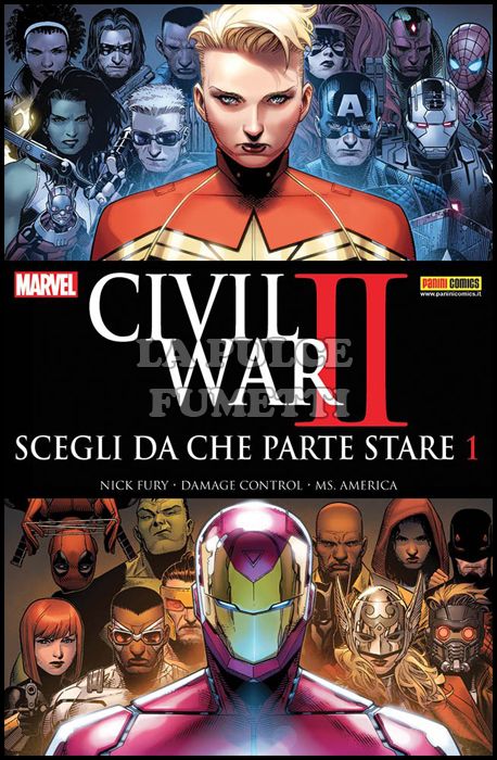 MARVEL CROSSOVER #    90 - CIVIL WAR II - SCEGLI DA CHE PARTE STARE 1